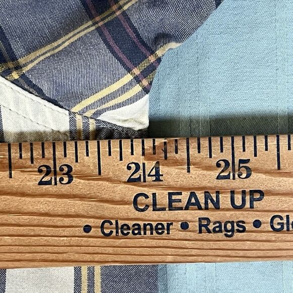 Ralph Lauren Jeans Co Shirt Men’s L Button Down Blue/Gr/Pink Plaid SS Classic - Picture 6 of 7